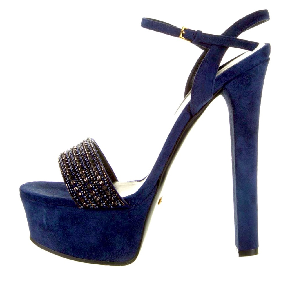 Gucci ‘Leila’ Suede Platform Sandals